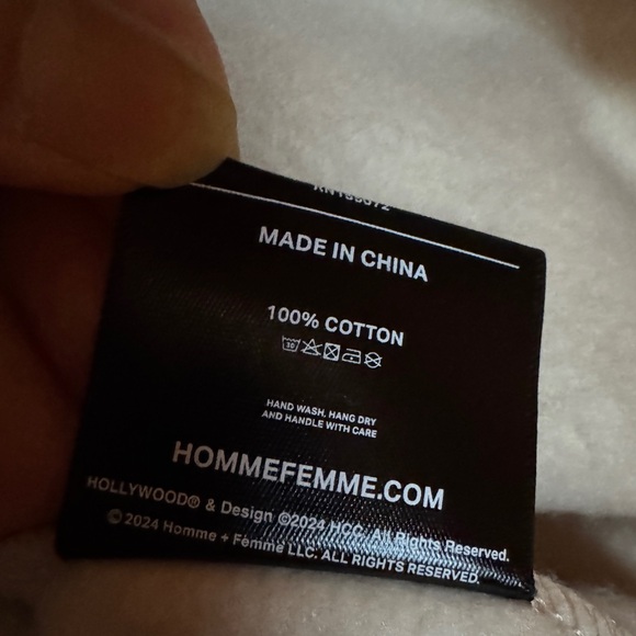 🌴🍎 NWT! Homme+Femme California to NYC Hoodie - Picture 15 of 16